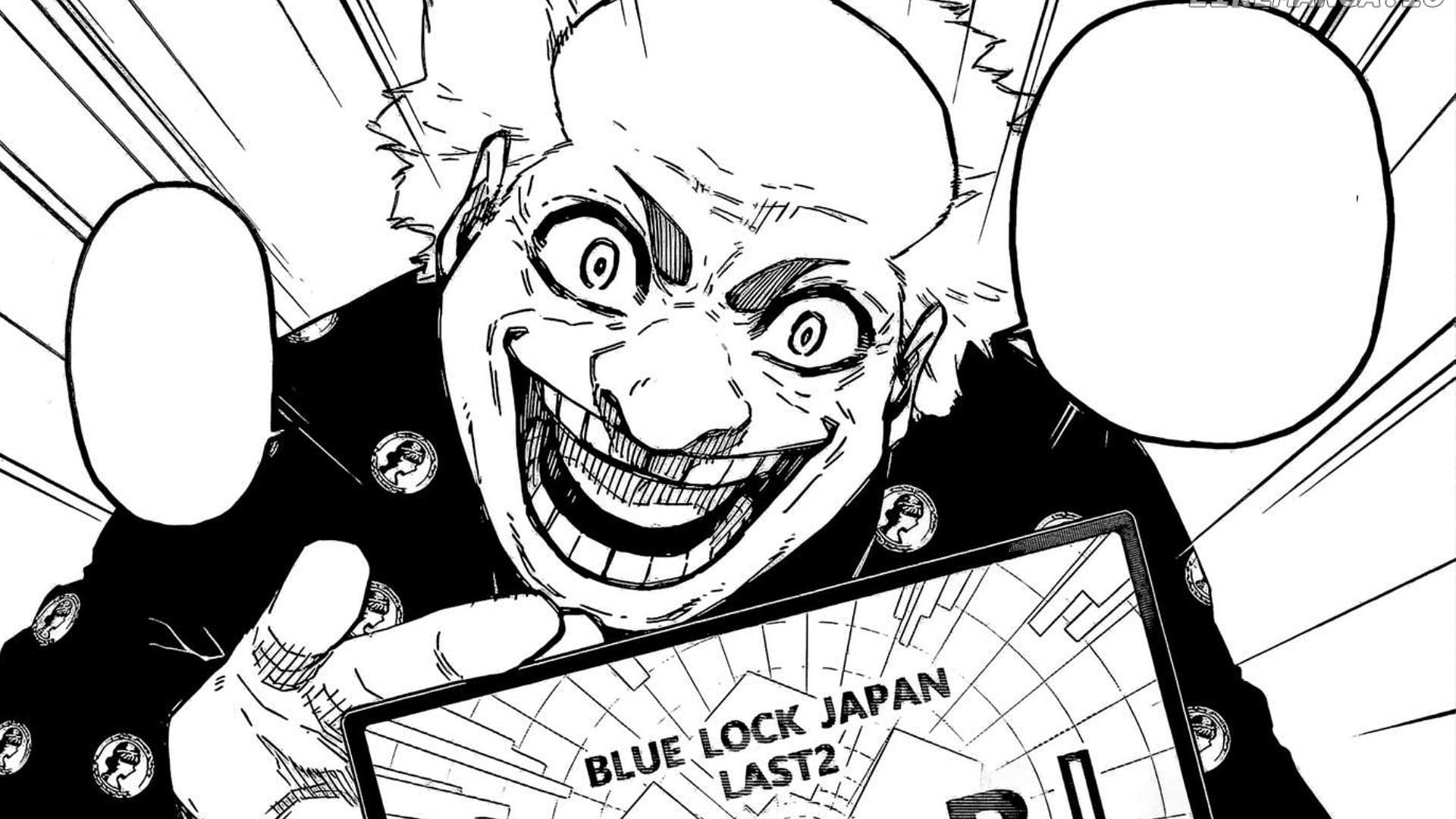 Hirotoshi Buratsuta as seen in Blue Lock chapter 311 (Image via Kodansha)